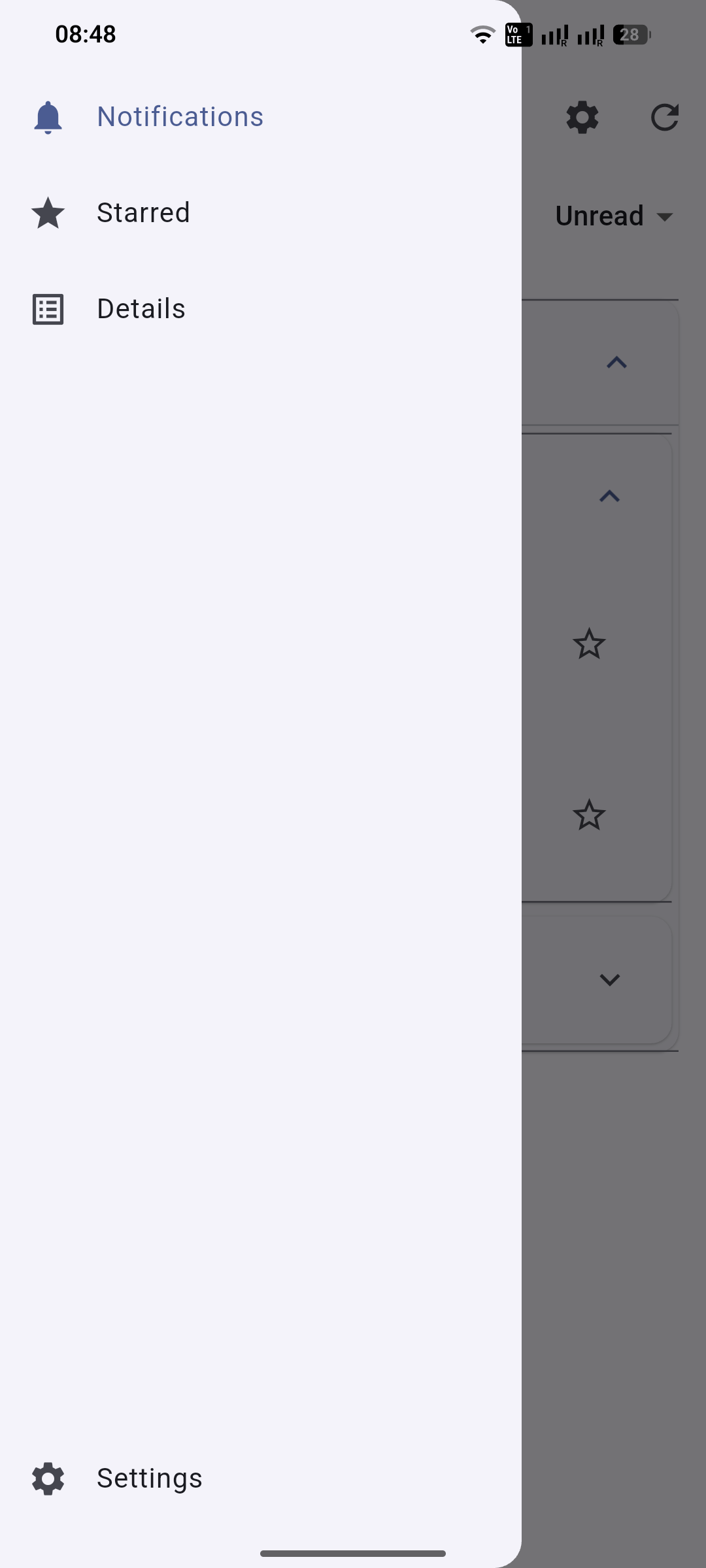 Xeta Notifications Organizer screenshot 2