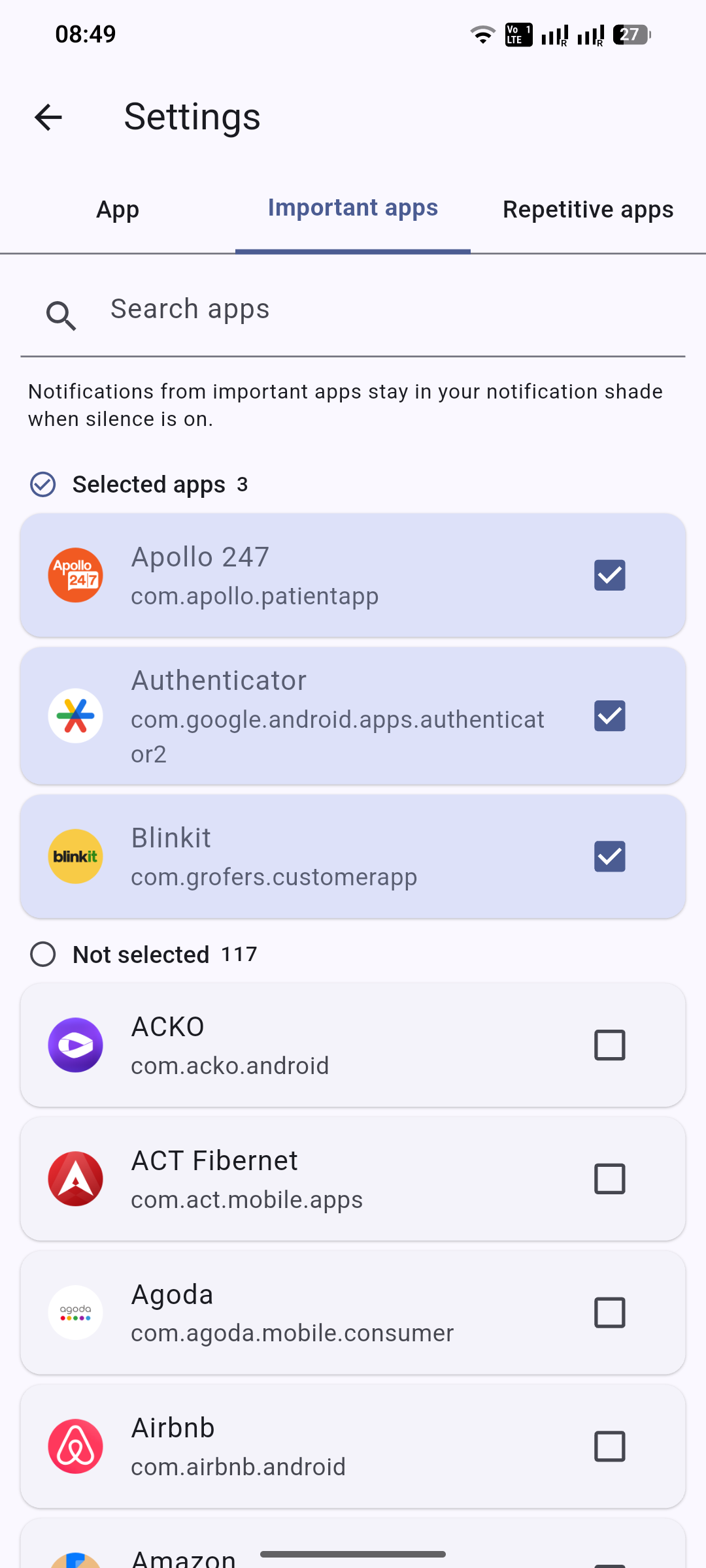 Xeta Notifications Organizer screenshot 5
