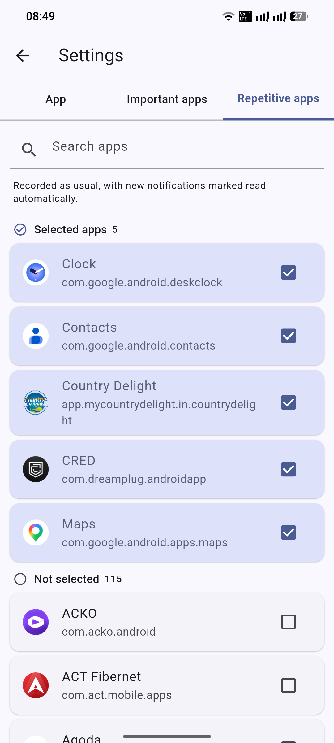 Xeta Notifications Organizer screenshot 6